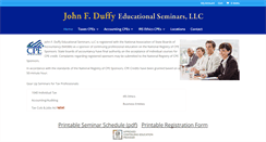 Desktop Screenshot of duffyseminars.com